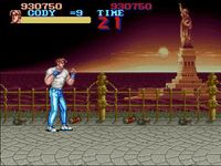 une photo d'Ã©cran de Final Fight sur Nintendo Super Nes